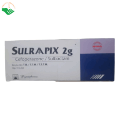 Thuốc Sulraapix 2g (Cefoperazone/Sulbactam) được chỉ định trong các trường hợp nhiễm khuẩn (Hộp 10 lọ)