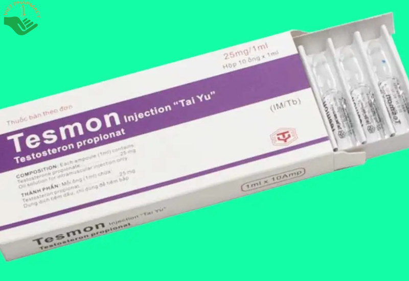 Thuốc Tesmon là thuốc được dùng trong điều trị thiểu năng sinh dục nam do thiếu testosterone (Hộp 10 ống x 1ml)