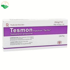 Thuốc Tesmon là thuốc được dùng trong điều trị thiểu năng sinh dục nam do thiếu testosterone (Hộp 10 ống x 1ml)