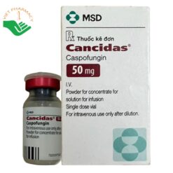 Thuốc tiêm Cancidas 50mg điều trị các nhiễm nấm (Hộp 1 lọ)