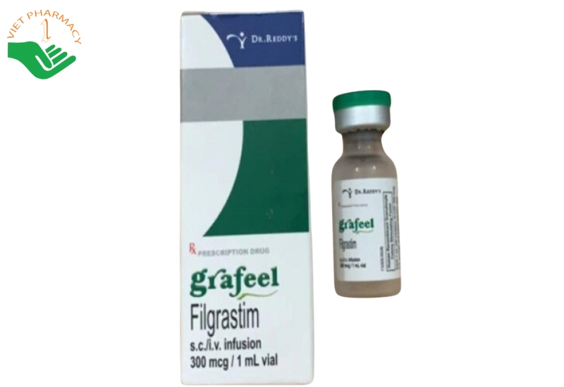 Thuốc tiêm Grafeel 300mcg/1ml điều trị giảm bạch cầu (Hộp 1 ống)