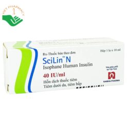 Thuốc tiêm SciLin N 40IU/ml điều trị đái tháo đường típ 1 (Hộp 1 lọ 10ml)