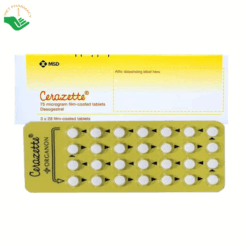 Thuốc tránh thai Cerazette (Hộp 1 vỉ x 28 viên)