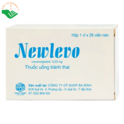 Thuốc tránh thai hằng ngày Newlevo Babiophar (1 vỉ x 28 viên)
