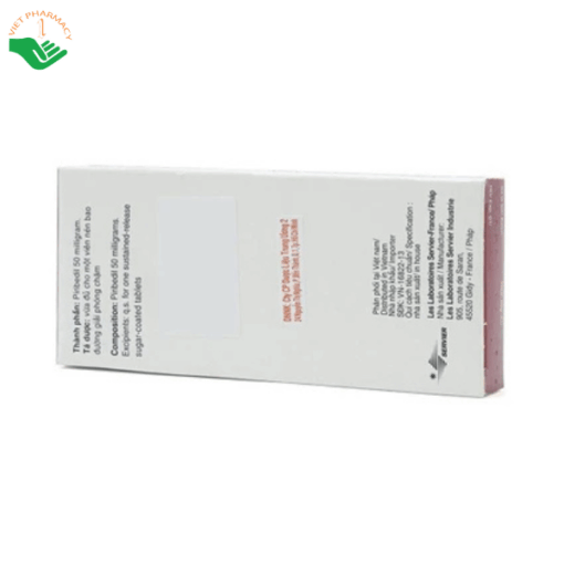 Thuốc Trivastal Retard 50 Servier điều trị bệnh Parkinson (2 vỉ x 15 viên)