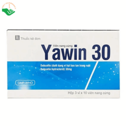 Thuốc Yawin 30 Gia Nguyễn điều trị trầm cảm nặng, đau thần kinh ngoại vi do tiểu đường (3 vỉ x 10 viên)