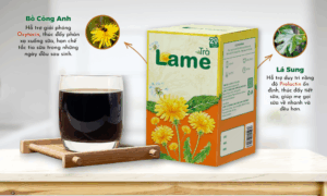 Trà lợi sữa Lame với thành phần tự nhiên, an toàn, lành tính