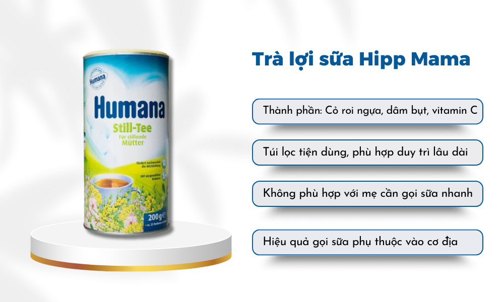 Humana Still-Tee - hỗ trợ tiết sữa nhẹ nhàng kết hợp bồi dưỡng cơ thể cho mẹ sau sinh