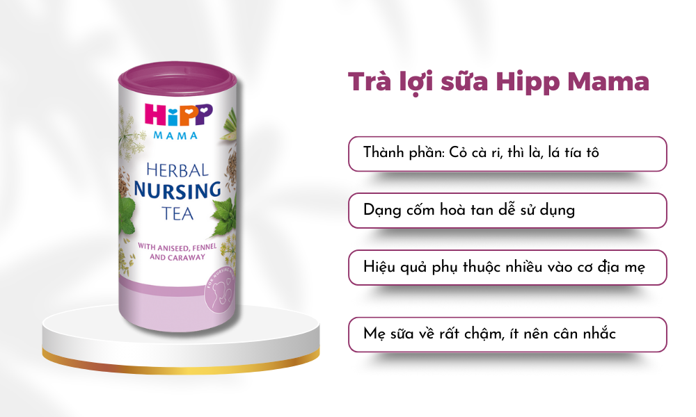 Hipp Mama đồng hành cùng mẹ trong giai đoạn duy trì và cải thiện lượng sữa
