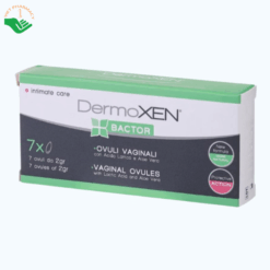 Viên đặt âm đạo Dermoxen Bactor hỗ trợ giảm viêm nhiễm (Hộp 7 viên)