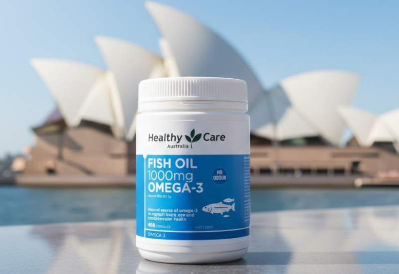 Viên dầu cá Healthy Care 1000mg Omega 3 (lọ 400 viên)