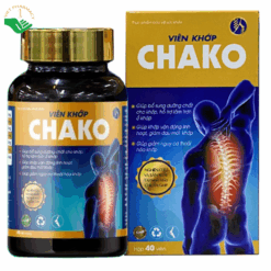 Viên Khớp Chako Hỗ trợ bổ sung dưỡng chất cho khớp, hỗ trợ làm trơn ổ khớp (Hộp 1 lọ x 40 viên)