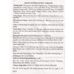 Viên sủi Dizzo Reliv hỗ trợ tiêu hóa (48 viên)