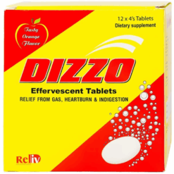 Viên sủi Dizzo Reliv hỗ trợ tiêu hóa (48 viên)