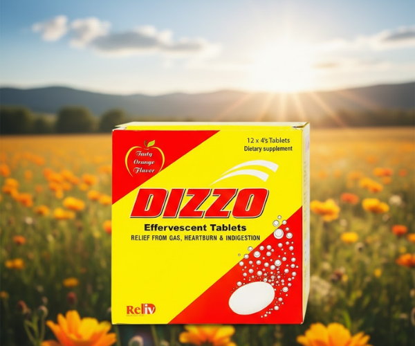 Viên sủi Dizzo Reliv hỗ trợ tiêu hóa (48 viên)