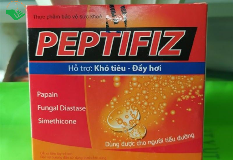 Viên Sủi Uống US Pharma Peptifiz là sản phẩm hỗ trợ tiêu hóa (Hộp 10 vỉ x 4 viên)