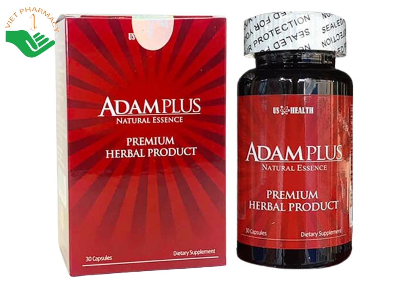 Viên uống Adam Plus hỗ trợ tăng cường sức khỏe và sinh lý nam giới (Hộp 30 viên)