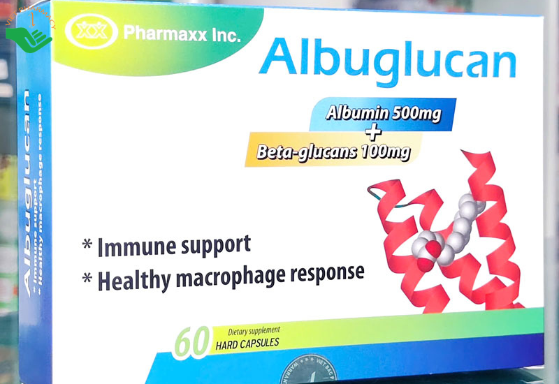 Viên uống Albuglucan hỗ trợ tăng cường sức đề kháng (Hộp 60 viên)