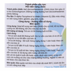 Viên uống bổ sung DHA cho bé Healthy Care Kids High Strength (hũ 60 viên)