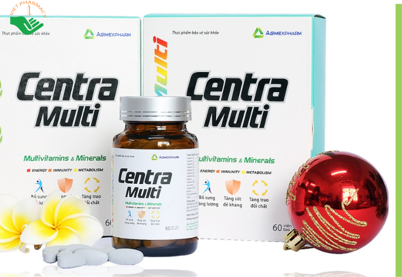 Viên uống CentraMulti Agimexpharm  bổ sung vitamin và khoáng chất  ( Hộp 60 viên)