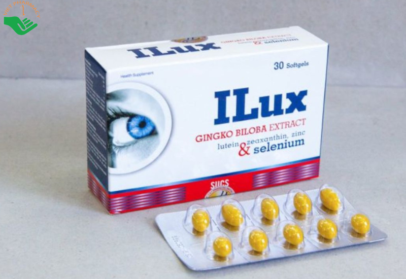 Viên uống ILux hỗ trợ tăng hoàn máu, cải thiện thị lực (Hộp 30 viên)