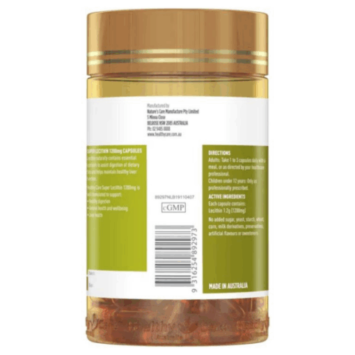 Viên uống mầm đậu nành Healthy Care Super Lecithin (hũ 1200mg)