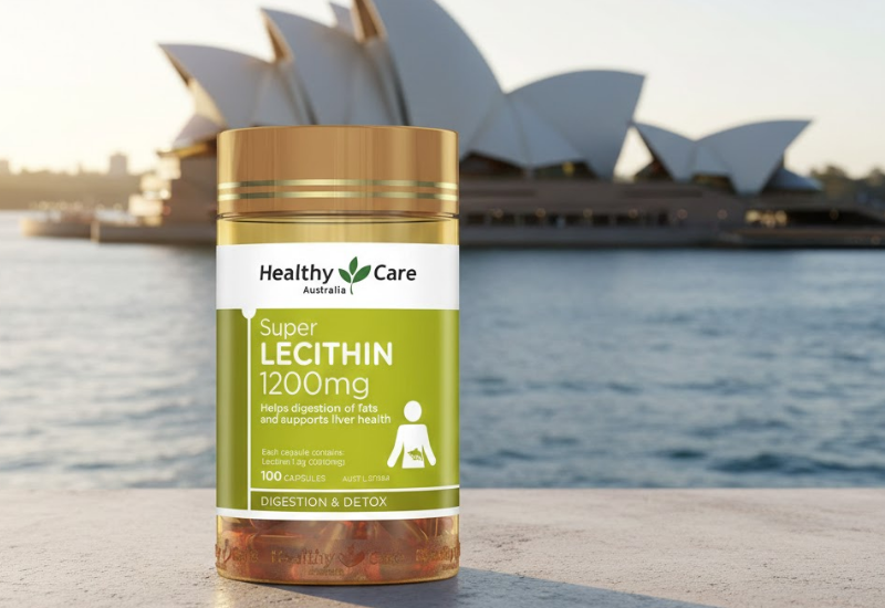 Viên uống mầm đậu nành Healthy Care Super Lecithin (hũ 1200mg)