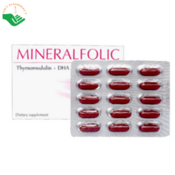 Viên uống Mineralfolic Erbex bổ sung vitamin và khoáng chất thiết yếu cho mẹ bầu và sau sinh (Hộp 2 vỉ x 15 viên)