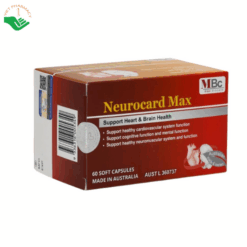 Viên uống Neurocard Max hỗ trợ sức khỏe tim mạch và não bộ (Hộp 60 viên)