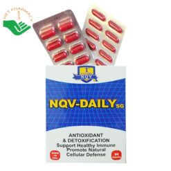 Viên uống Nqv-Daily SG giúp hệ miễn dịch khỏe mạnh và tăng sức đề kháng (Hộp 3 vỉ x 10 viên)