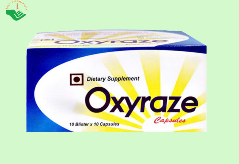 Viên uống Oxyraze giúp sáng da, chống lão hóa da (Hộp 100 viên)