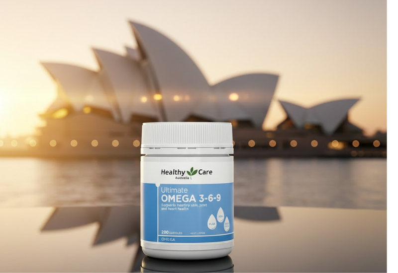 Viên uống Omega 3-6-9 Healthy Care Ultimate Hỗ trợ tuần hoàn, bảo vệ tim mạch (Hũ 200 viên)