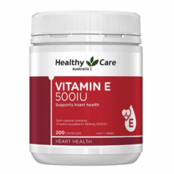 Viên Uống Bổ Sung Vitamin E Healthy Care 500IU ( Hũ 200 viên)