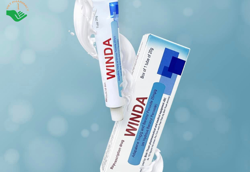 Winda Phapharco điều trị mụn trứng cá khi có các biểu hiện bít tắc, mụn sẩn, mụn mủ (Tuýp 20g)