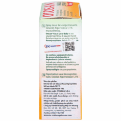Xịt mũi trẻ em Otosan Nasal Spray Baby hỗ trợ điều trị viêm mũi,xoang cho trẻ (chai xịt 30ml)