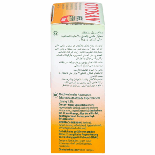 Xịt mũi trẻ em Otosan Nasal Spray Baby hỗ trợ điều trị viêm mũi,xoang cho trẻ (chai xịt 30ml)