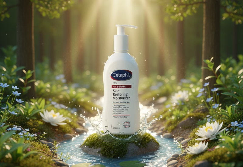 Sữa dưỡng thể Cetaphil Pro Ad Derma Skin Restoring Moisturizer dành cho da khô, da cơ địa (Chai 295ml)