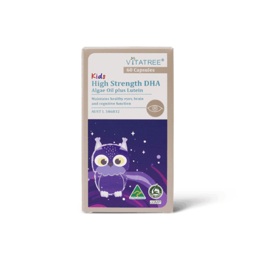 TPBVSK Kids High Strength DHA Algae Oil plus Lutein Vitatree (60 viên)