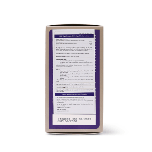 TPBVSK Kids High Strength DHA Algae Oil plus Lutein Vitatree (60 viên)