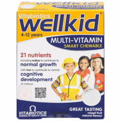Viên Nhai Multivitamins Vitabiotics Wellkid Multi-Vitamin Smart Chewable