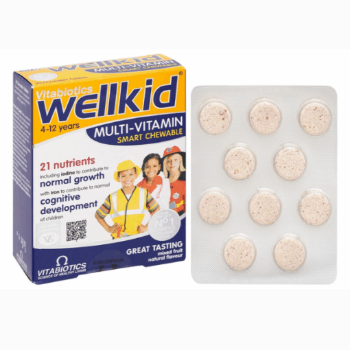 Viên Nhai Multivitamins Vitabiotics Wellkid Multi-Vitamin Smart Chewable