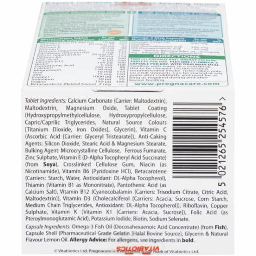 Thực phẩm bảo vệ sức khỏe Pregnacare Breast Feeding Bổ sung vitamin và khoáng chất cho phụ nữ cho con bú