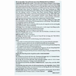 Viên Uống PREGNACARE PLUS OMEGA-3 Bổ sung vitamin và khoáng chất cho phụ nữ mang thai và cho con bú