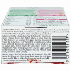 Viên Uống PREGNACARE PLUS OMEGA-3 Bổ sung vitamin và khoáng chất cho phụ nữ mang thai và cho con bú