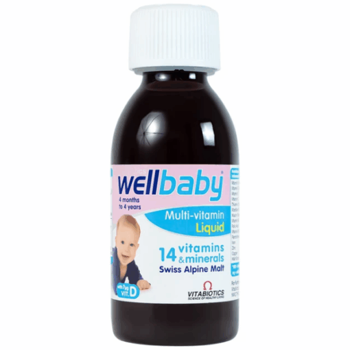 Siro Vitabiotics Wellbaby Multi-Vitamin Liquid bổ sung vitamin khoáng chất cho trẻ