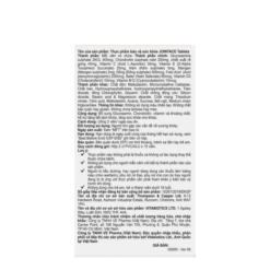 Viên Uống Vitabiotics Jointace bổ sung Glucosamin, Chondroitin, vitamin và khoáng chất