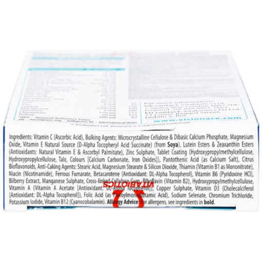 Visionace Original Vitabiotics hỗ trợ toàn diện cho sức khỏe đôi mắt
