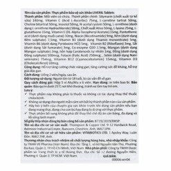 Viên uống Vitabiotics Liveril hỗ trợ giải độc gan (hộp 30 viên)