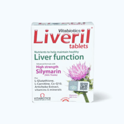 Viên uống Vitabiotics Liveril hỗ trợ giải độc gan (hộp 30 viên)