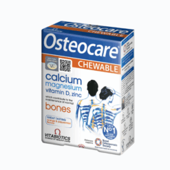 Viên Uống Vitabiotics Osteocare Chewable hỗ trợ duy trì xương chắc khoẻ (Hộp 30 viên)